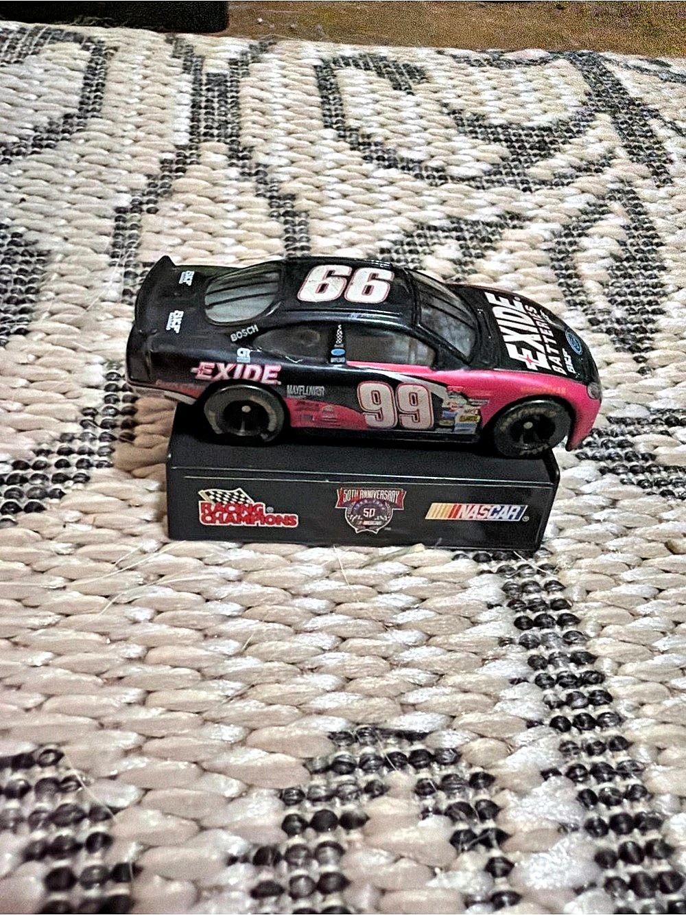 NASCAR Die-Cast Race Car #99 Black & Red - Picture 2 of 2